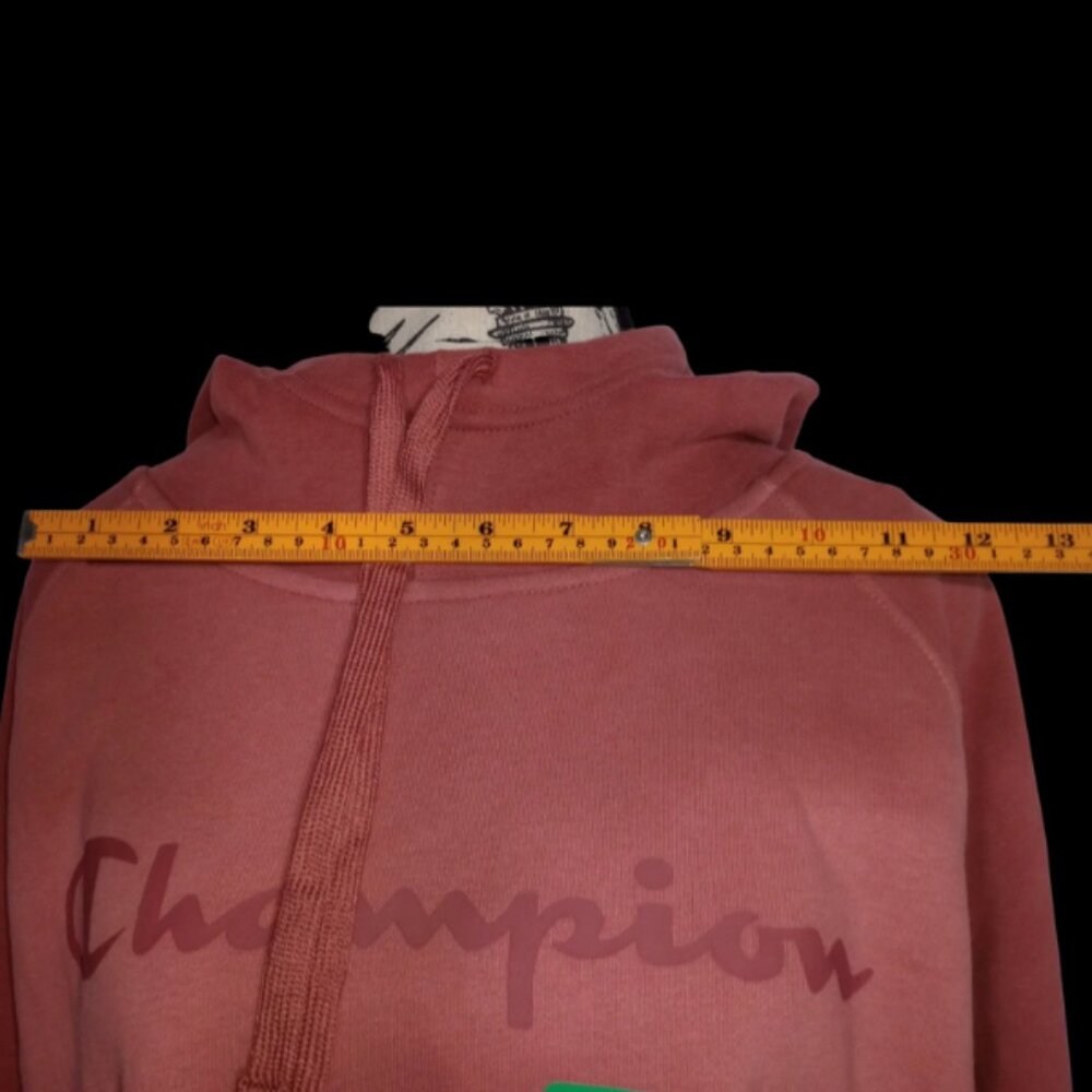 NWT Champion Women's Sandalwood Red Fleece Hoodie Pullover Sweatshirt Size XL - Picture 9 of 11